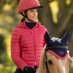 LeMieux - Doudoune enfant Young Rider Ruby cranberry Rose Discount