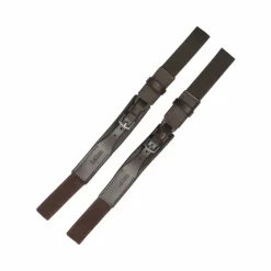 Discount LeMieux - Fixe-chaussettes en cuir Marron