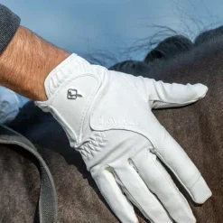 LeMieux - Gants d'équitation ultra-fins Close Contact Blanc Clearance