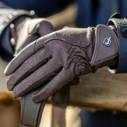 New LeMieux - Gants d'équitation ultra-fins Close Contact Marron