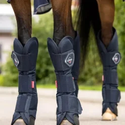 Discount LeMieux - Guêtres de transport Travel Boots Marine