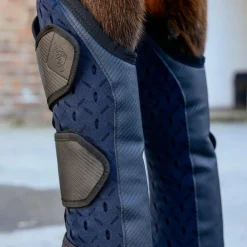 LeMieux - Guêtres de transport Kudos 3D Mesh Marine Hot