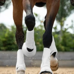 LeMieux - Guêtres fermées de dressage Motionflex Blanc Outlet