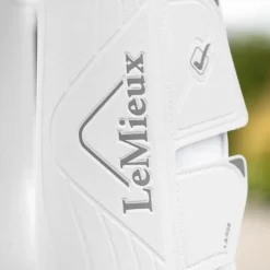 LeMieux - Guêtres fermées de dressage Motionflex Blanc Outlet