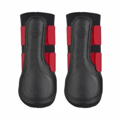 LeMieux - Guêtres fermées Grafter rouge x2 Noir Clearance