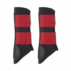 LeMieux - Guêtres fermées Grafter rouge x2 Noir Clearance