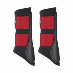 LeMieux - Guêtres fermées Grafter rouge x2 Noir Clearance