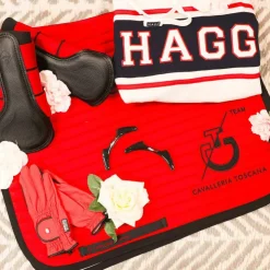 LeMieux - Guêtres fermées Grafter rouge x2 Noir Clearance