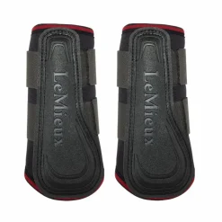 LeMieux - Guêtres fermées Grafter Cinder gris/ bordeaux Noir Outlet