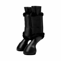 LeMieux - Guêtres fermées souples Mesh Fleece Edged Noir Discount