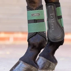 LeMieux - Guêtres fermées souples Grafter hunter green (x2) Vert Hot