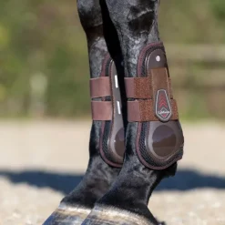 LeMieux - Guêtres ouvertes Derby ProJump Marron New