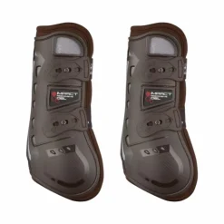 Clearance LeMieux - Guêtres ouvertes Impact Responsive gel x2 Marron