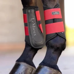 LeMieux - Guêtres souples fermées Grafter chilli Rouge Outlet