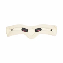 Sale LeMieux - Housse de sangle de dressage Anatomic en laine mérinos+ naturel Blanc