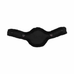 LeMieux - Housse de sangle à bavette longue Anatomic en laine mérinos+ Noir Best