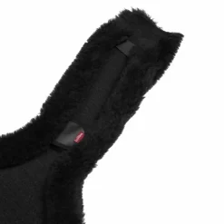 LeMieux - Housse de sangle à bavette longue Anatomic en laine mérinos+ Noir Best