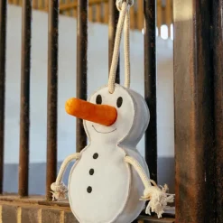 Hot LeMieux - Jouet pour chevaux Bonhomme de Neige Blanc