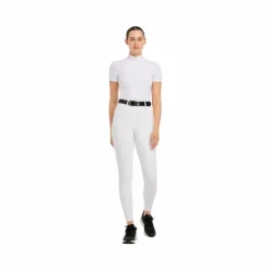 New LeMieux - Legging d'équitation femme Demi Full Grip Blanc