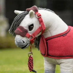 LeMieux - Licol et longe Vogue pour peluche Toy Pony cranberry Rose New
