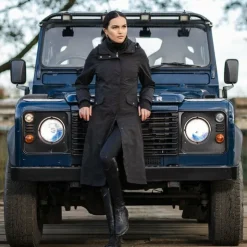 LeMieux - Manteau d’équitation femme léger et imperméable Amelie Noir Outlet