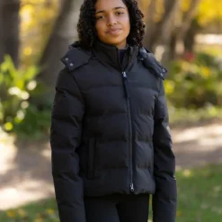 Clearance LeMieux - Manteau d’équitation imperméable enfant Young Rider Daisy Noir