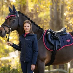 Online LeMieux - Manteau d’équitation imperméable enfant Young Rider Thea Marine