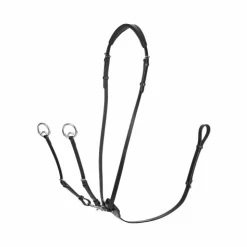 LeMieux - Martingale à anneaux Kudos / argent Noir