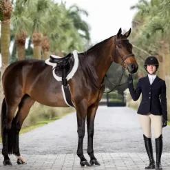 LeMieux - Martingale fixe Hunter havane/ argent Marron