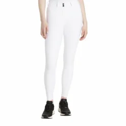 LeMieux - Pantalon d'équitation femme grip aux genoux Isabelle Blanc