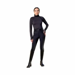 Online LeMieux - Pantalon d'équitation imperméable femme DryTex Full Grip Noir