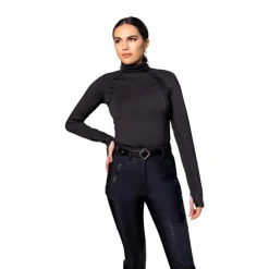 Online LeMieux - Pantalon d'équitation imperméable femme DryTex Full Grip Noir
