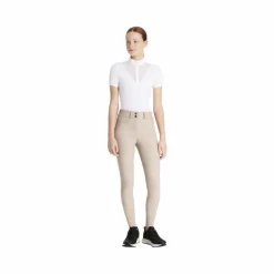 LeMieux - Pantalon d’équitation fille grip aux genoux Young Rider Izzy Almond Beige Sale