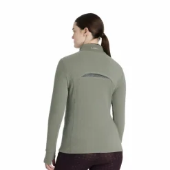 LeMieux - Polaire à col zippé femme Frances rosemary Vert