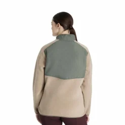 LeMieux - Polaire bi-matière col zippé femme Clara rosemary Vert Best