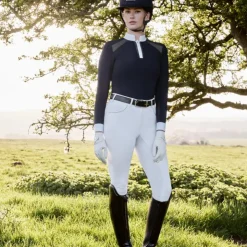 LeMieux - Polo de concours manches longues femme Camille Marine Online