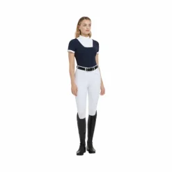 Clearance LeMieux - Polo de concours manches courtes femme Sophia Marine