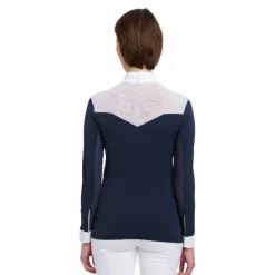 Sale LeMieux - Polo de concours manches longues femme Emily Marine