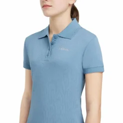 Sale LeMieux - Polo enfant Classique Junior Young Rider Ice blue Bleu
