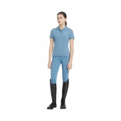 Sale LeMieux - Polo enfant Classique Junior Young Rider Ice blue Bleu