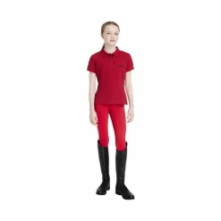LeMieux - Polo enfant Classique Junior Young Rider Chilli Rouge Hot