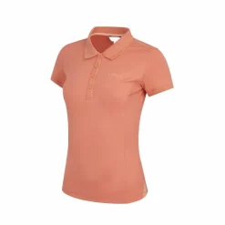LeMieux - Polo manches courtes femme Classic apricot Orange