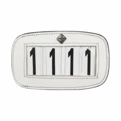 LeMieux - Porte-numéro pour selle 4 espaces Blanc Outlet