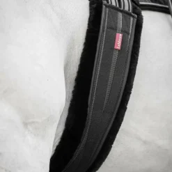 Discount LeMieux - Sangle anatomique doublée polaire Fleece Lined / Noir