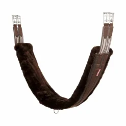 LeMieux - Sangle anatomique doublée polaire Fleece Lined / Marron Sale