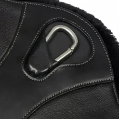 LeMieux - Sangle bavette courte doublure laine synthétique Arika Noir Outlet