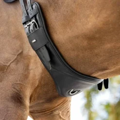 Online LeMieux - Sangle courte de dressage cuir Arika Noir