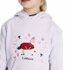 LeMieux - Sweat à capuche enfant Mini Romi lilac Violet Clearance