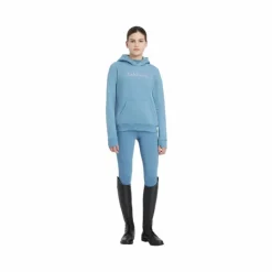 LeMieux - Sweat à capuche enfant Classique Junior Young Rider Ice blue Bleu