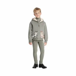 New LeMieux - Sweat à capuche zippé enfant Poney Mini Charlie rosemary Vert